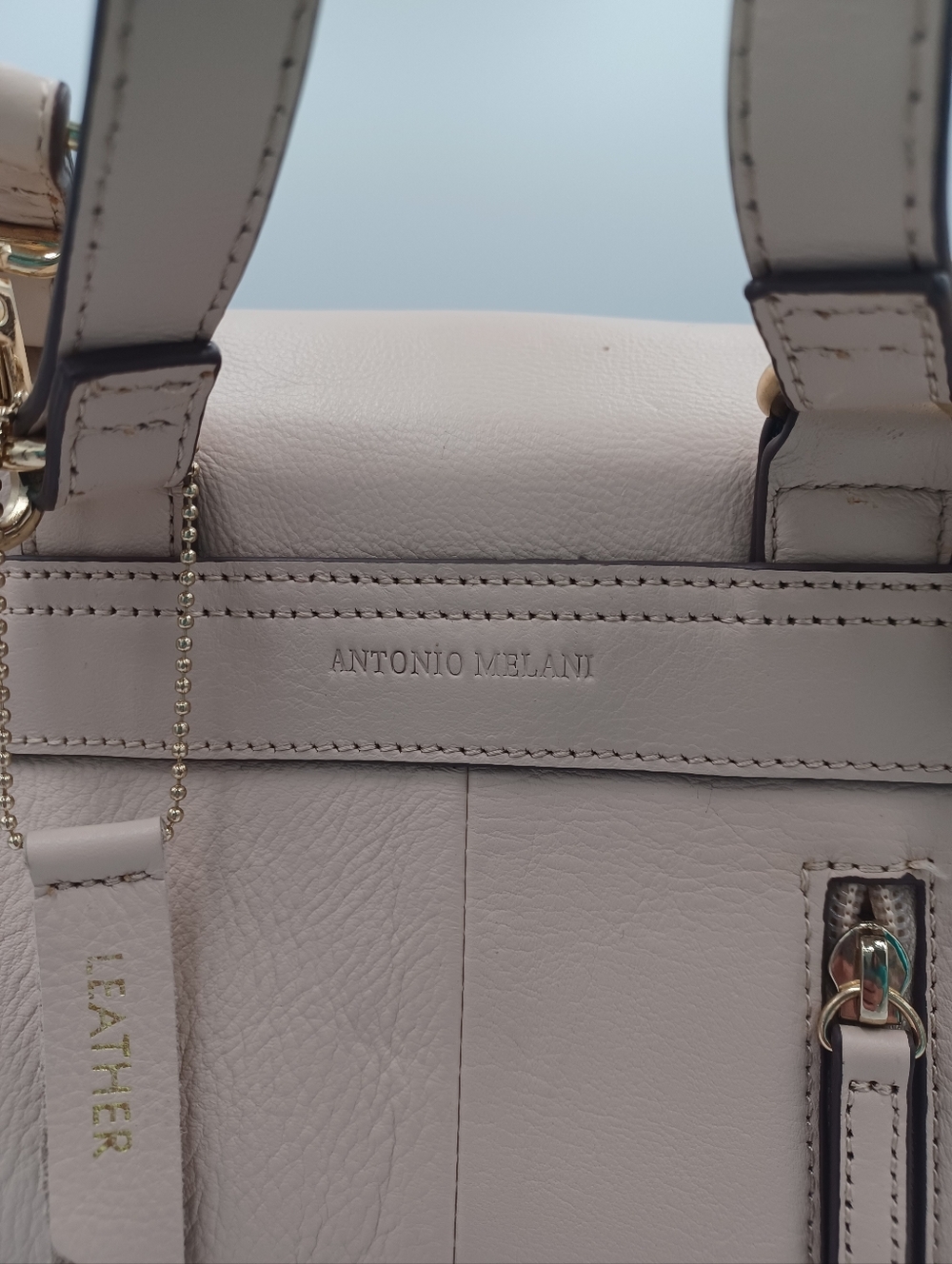 Antonio Melani Freeport Leather Backpack - Picture 9 of 9
